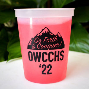 Graduation Themed Color Changing Cups