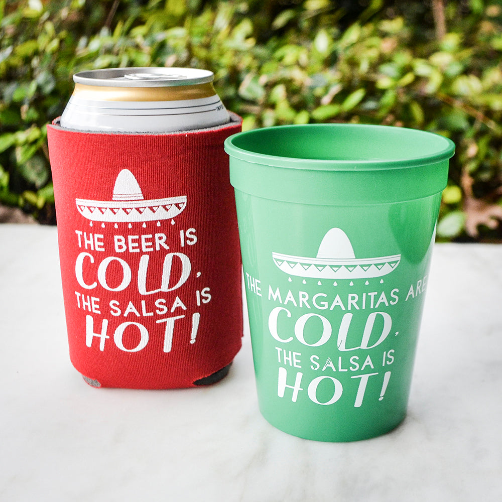 Fiesta Cups, Fiesta Baby Shower Cups, Personalized Shatterproof