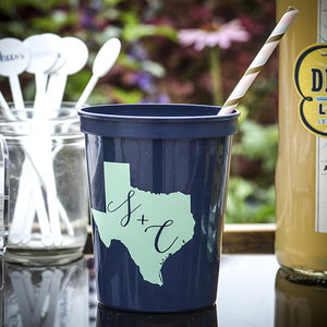 Choose Your State Printed Cups