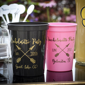 Personalized Bachelorette Cups
