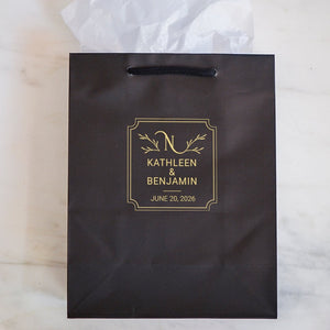 Gold Foil Wedding Welcome Bags