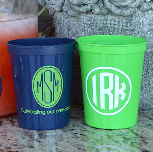 Personalized Printed Plastic Stadium Cups