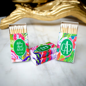 Custom Full Color Tropical Matches