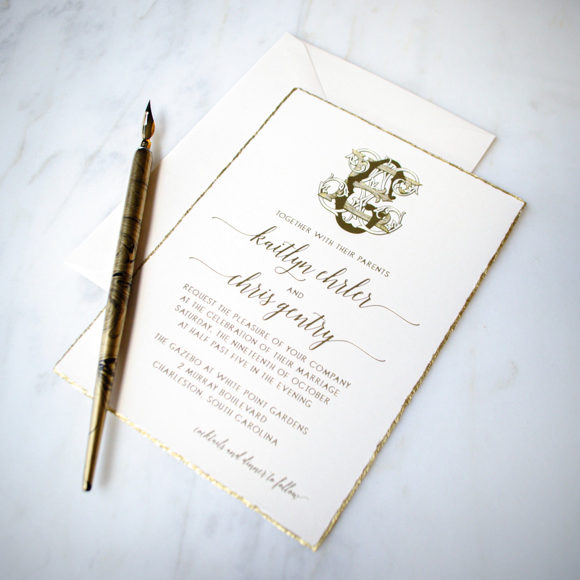 The Deckled Edge Save the Date — mela design co