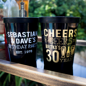 Cheers & Beers Stadium Cups