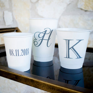 Customized Initial Paper Cups