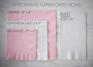 Personalized Holiday Party Napkins