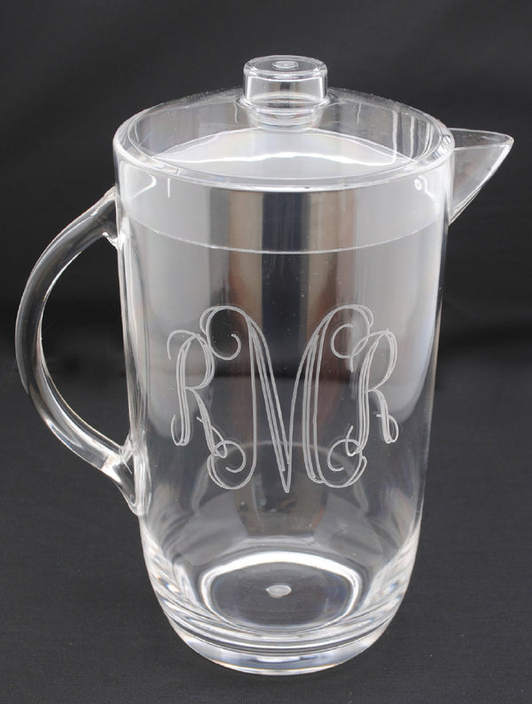 Personalized 2 Quart Acrylic Pitcher - GB Design House