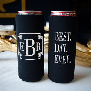 Best Day Ever Slim Neoprene Can Coolers
