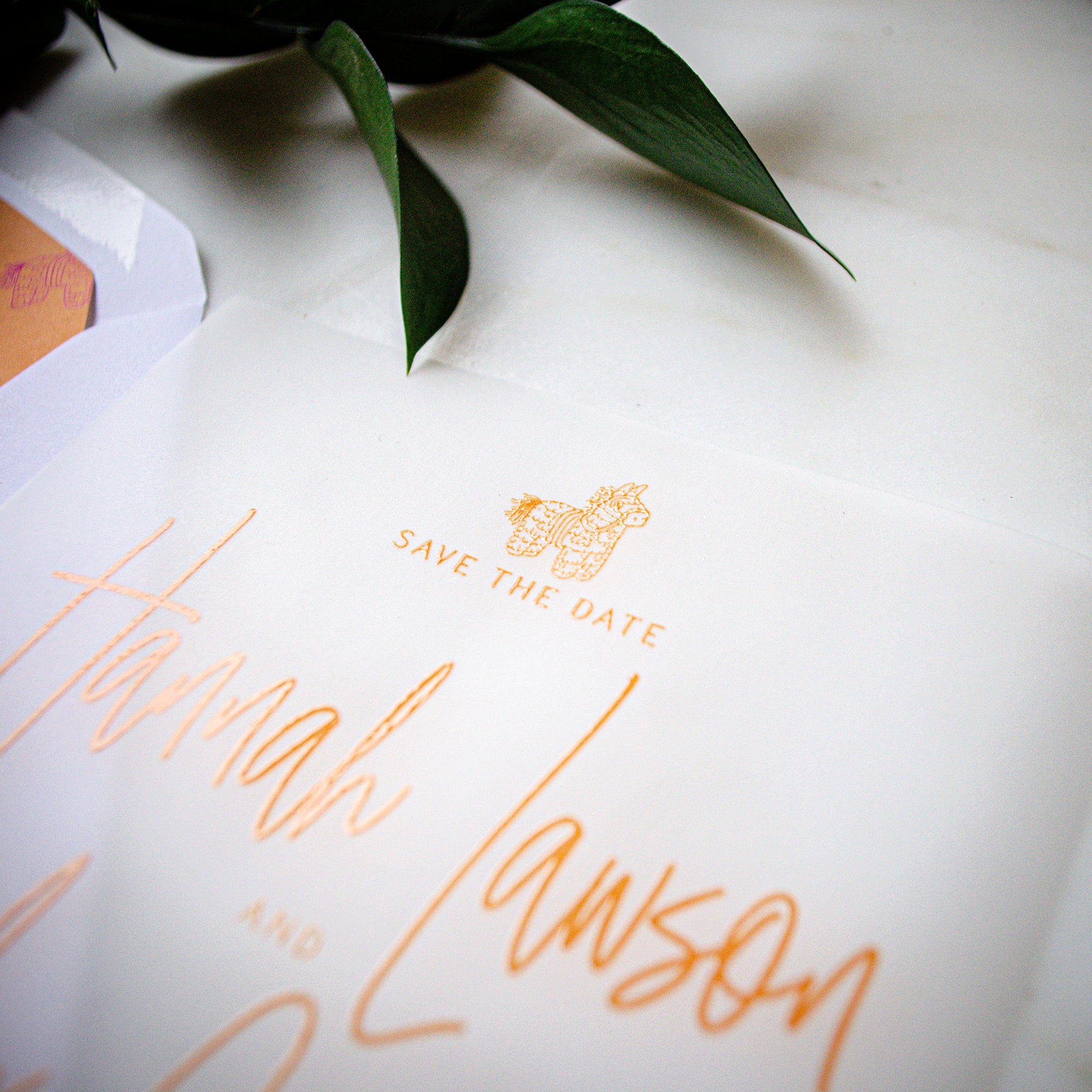 Vellum Fiesta Save the Dates